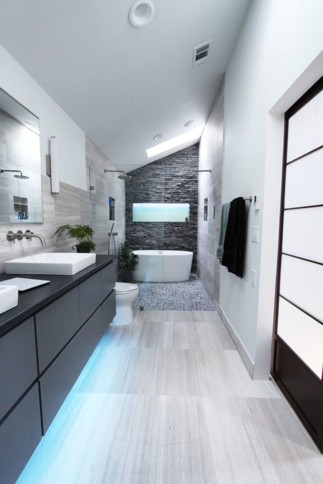 modern bathroom ideas cool gray bathroom vanity ideas open shower square sinks sliding doors contemporary bathroom ideas stacked stone bathroom digital shower