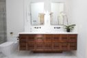 Custom walnut cabinet luxury walnut bathroom walnut vanity custom cabinetry in atlanta bathroom remodel ideas vanity ideas bathroom inspiration