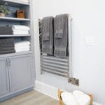 bathroom storage ideas towel warmer in bathroom